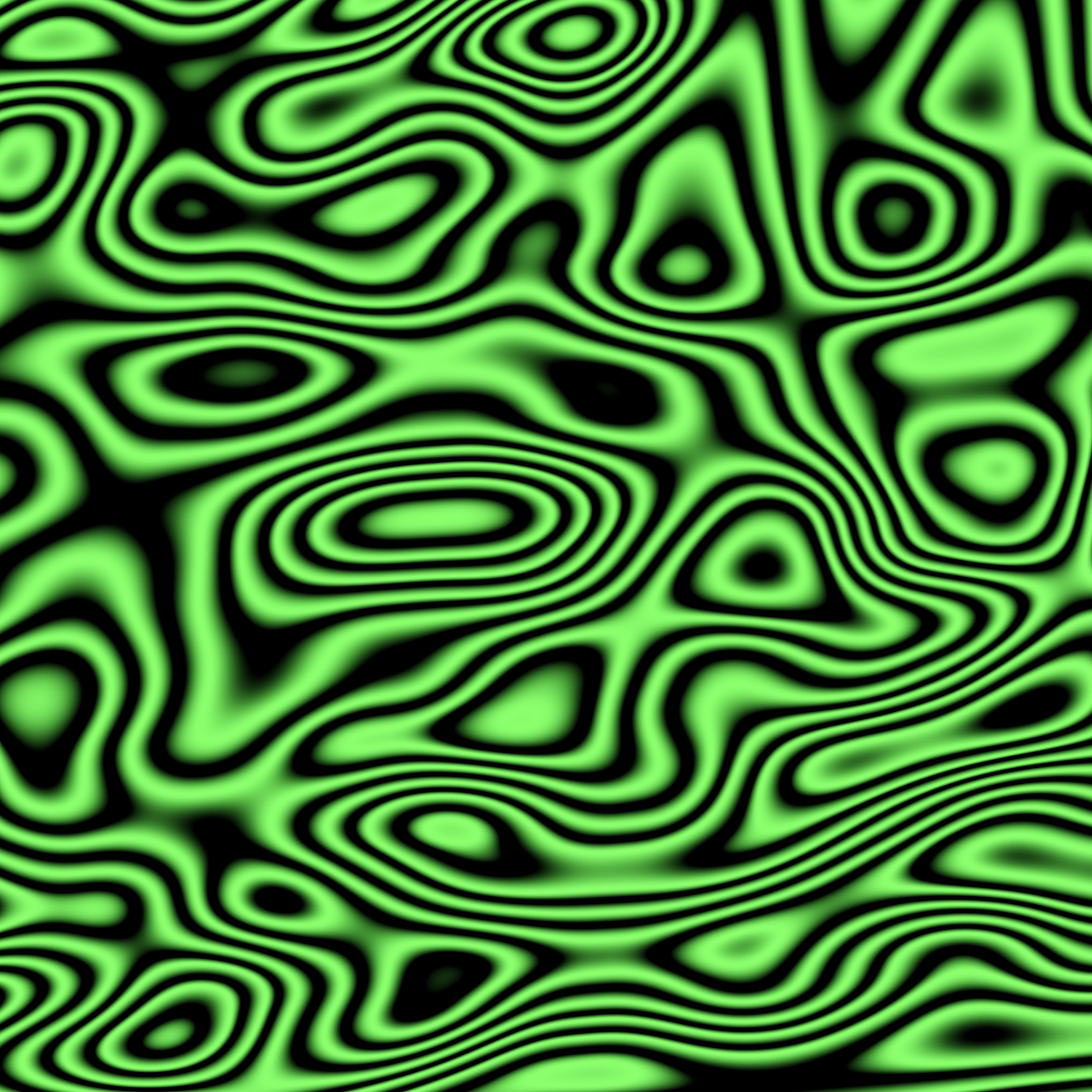 Abstract psychedelic retro pattern in green